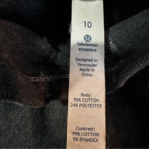 Lululemon Avenue Funnel neck Pullover sweatshirt dark gray charcoal Size 10 - Picture 14 of 15